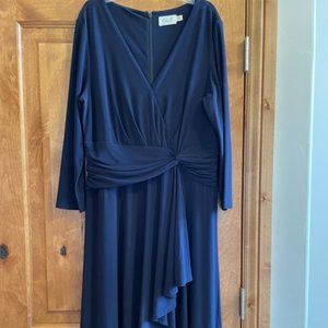 Eliza J Navy Jersey material dress, Size 18